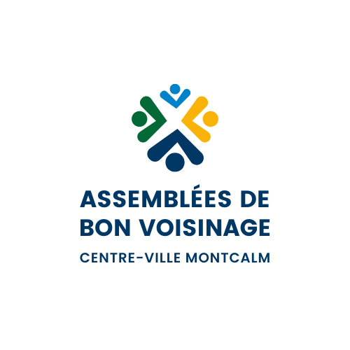 <p>L’identité visuelle des Assemblées représente les quatre parties prenantes (Ville, citoyens, promoteurs et constructeurs) qui pointent vers un objectif commun. Le logo s’inspire également des toits des maisons, qui cohabitent dans le même espace.</p>
<p>Les couleurs choisies représentent les principales thématiques abordées lors des assemblées: le jaune pour la quiétude, le bleu pour la sécurité et la circulation, le vert pour la propreté et finalement le marine pour l’approche visant l’harmonie et la collaboration.</p>